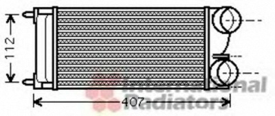 VAN WEZEL 40004334 -  Интеркулер